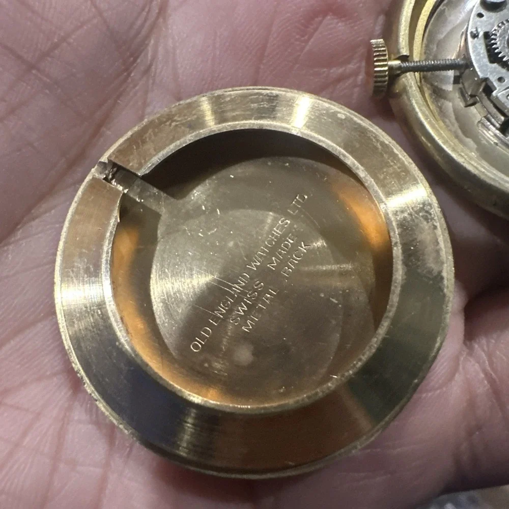 Working Vintage‎ OLD ENGLAND Pocket Watch W/ Heavy Chain Manual Wind Swiss Watch